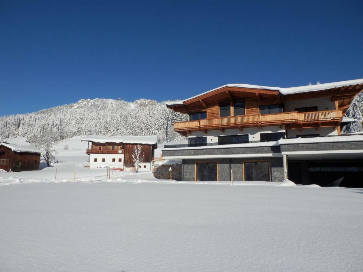 Ferienwohnung App. MOUNTAIN VIEW Fieberbrunn Exterior foto
